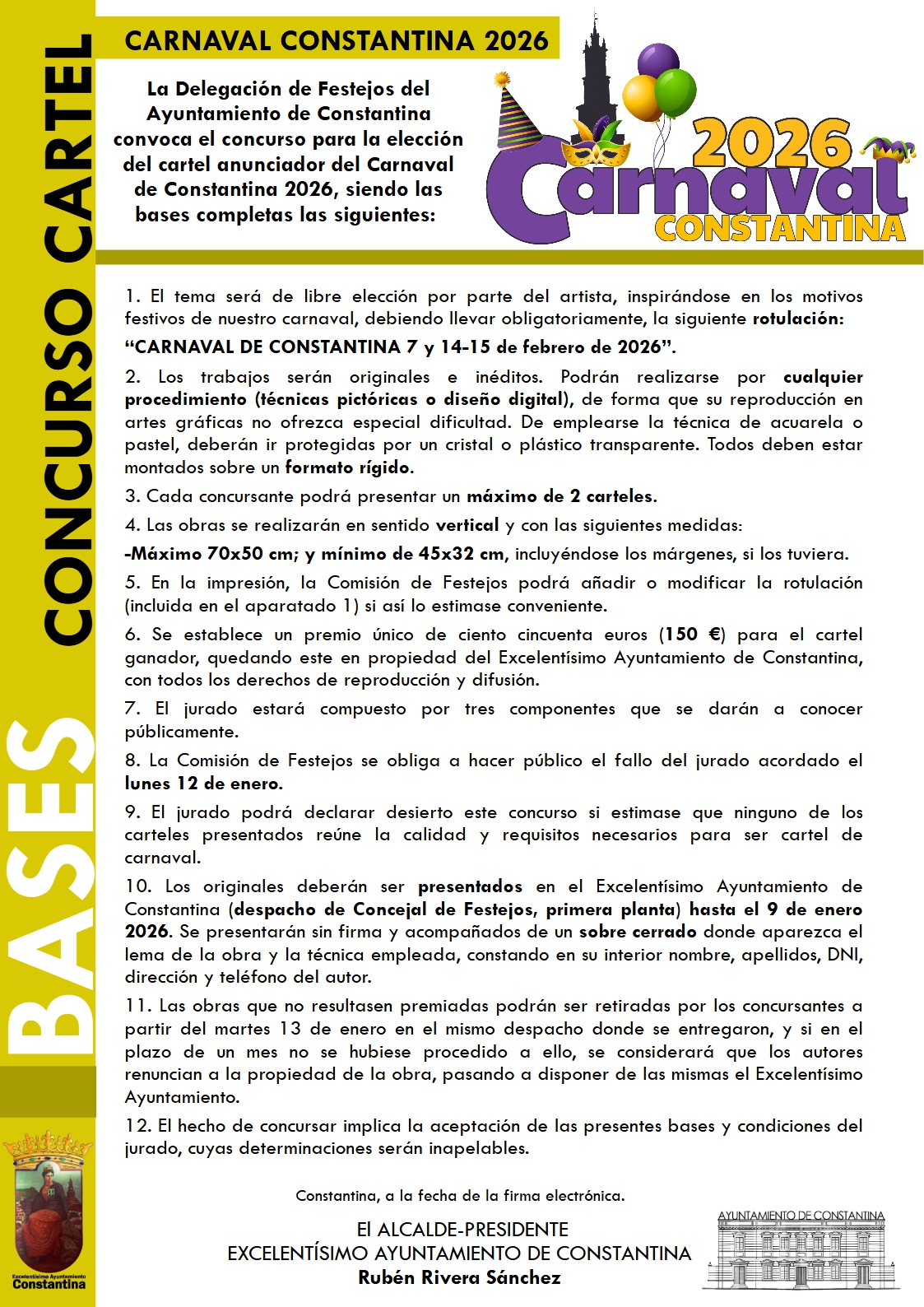 BASES CONCURSO CARTEL CARNAVAL CONSTANTINA 2026 conv 1