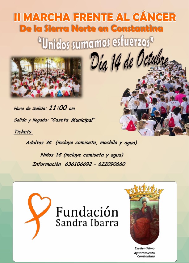 II Marcha contra el Cáncer Sierra Norte en Constantina 2018