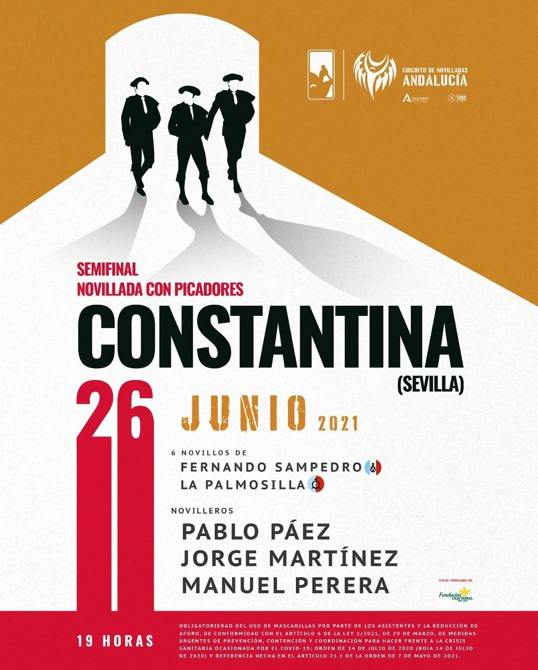 semifinal circuito novilladas andalucia toro de lidia constantina 26junio2021