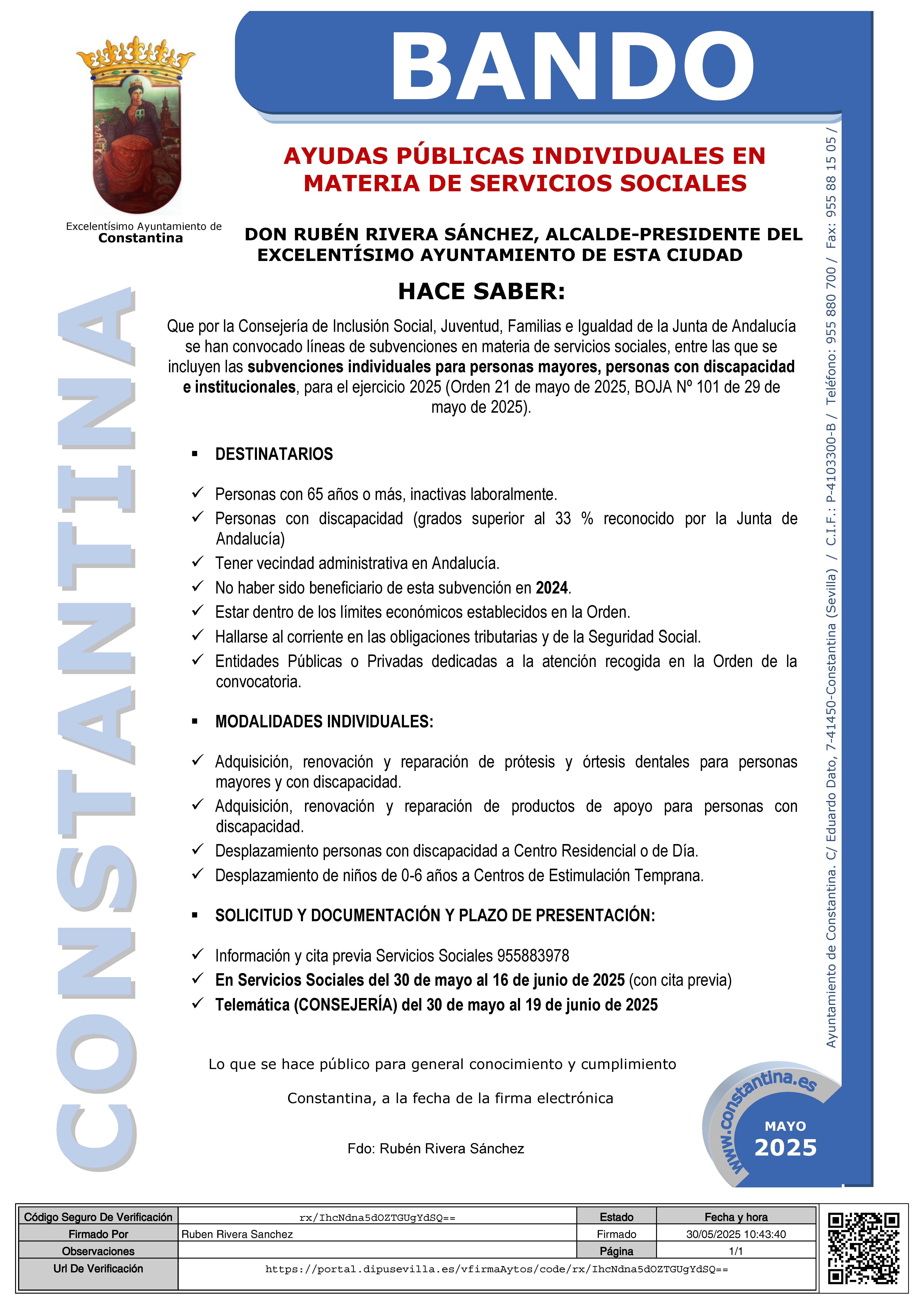 BANDO AYUDAS PUBLICAS 2025