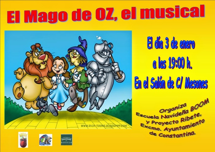 Cartel del Mago de OZ, el musical
