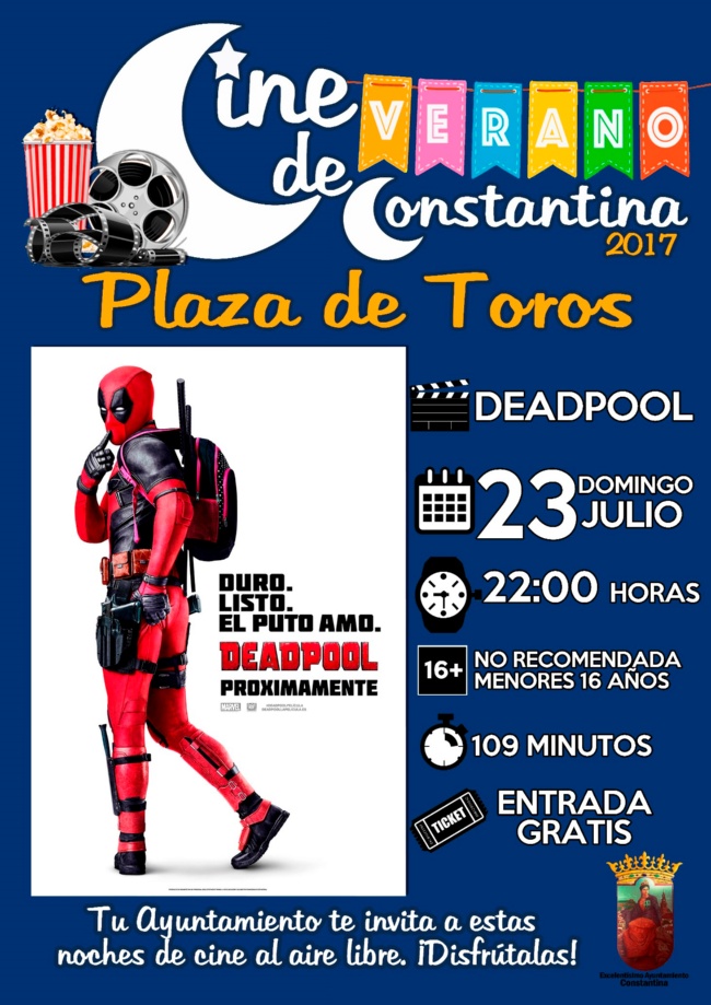 Cine de Verano Constantina 2017_Deadpool