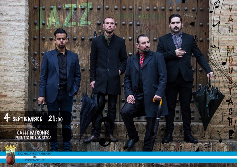 Concierto de Jazz Van Moustache 4 septiembre Constantina
