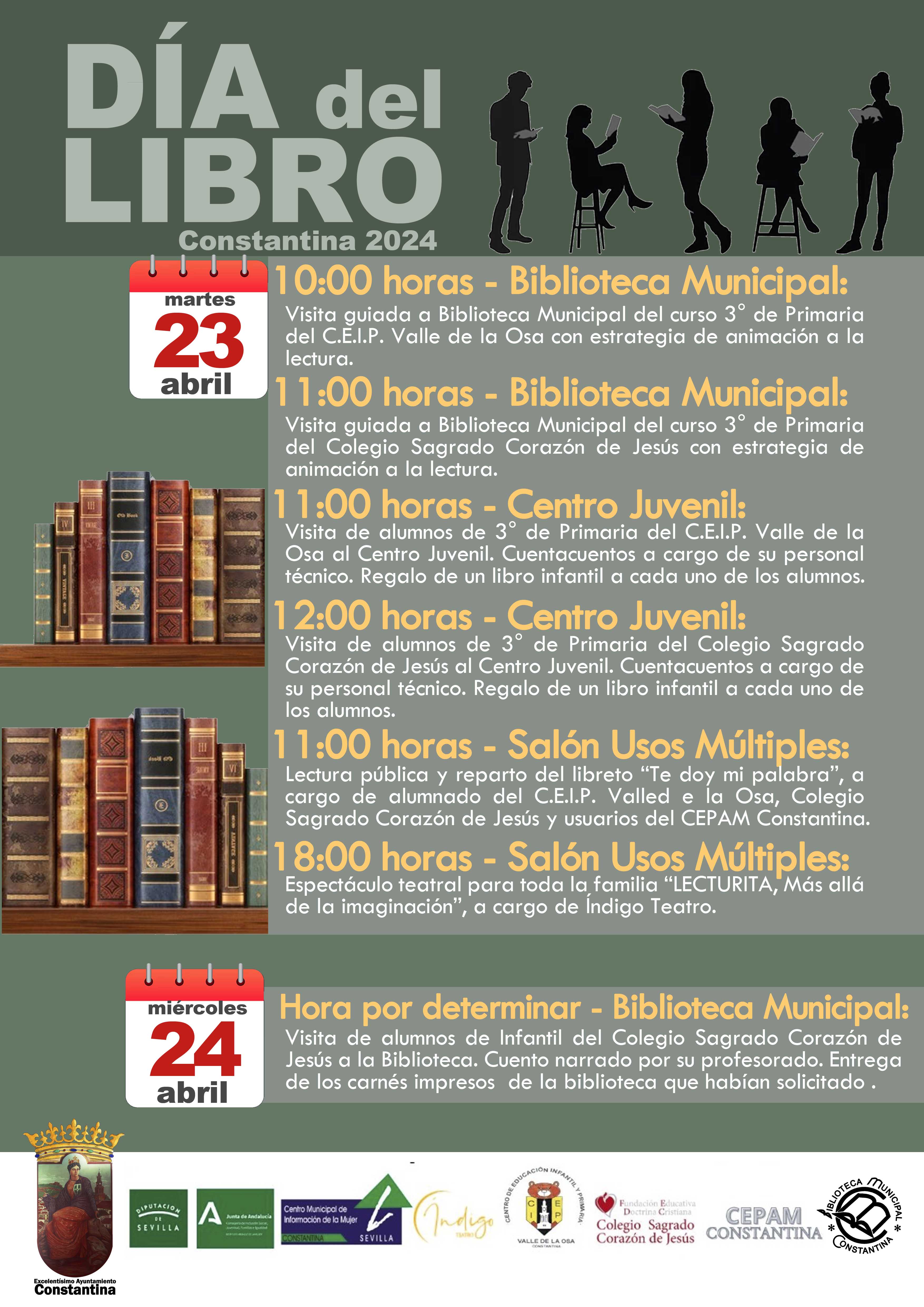 Día del Libro Constantina 2024 Programación