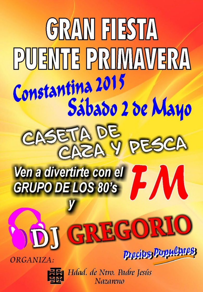 Fiesta primavera Ntro Padre Jesús Nazareno