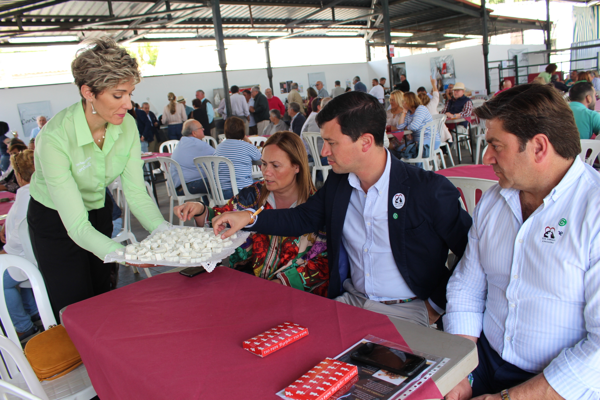 CATA MARIDAJE QUESOS DE CORSEVILLA Y VINOS DE CONSTANTINA EN GANATUR 2024