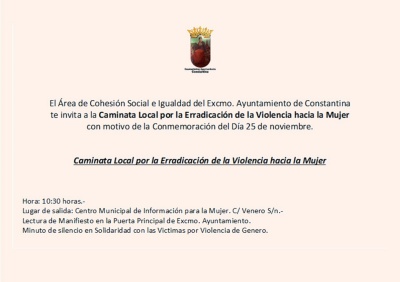 INVITACION CAMINATA 25NOV 2016