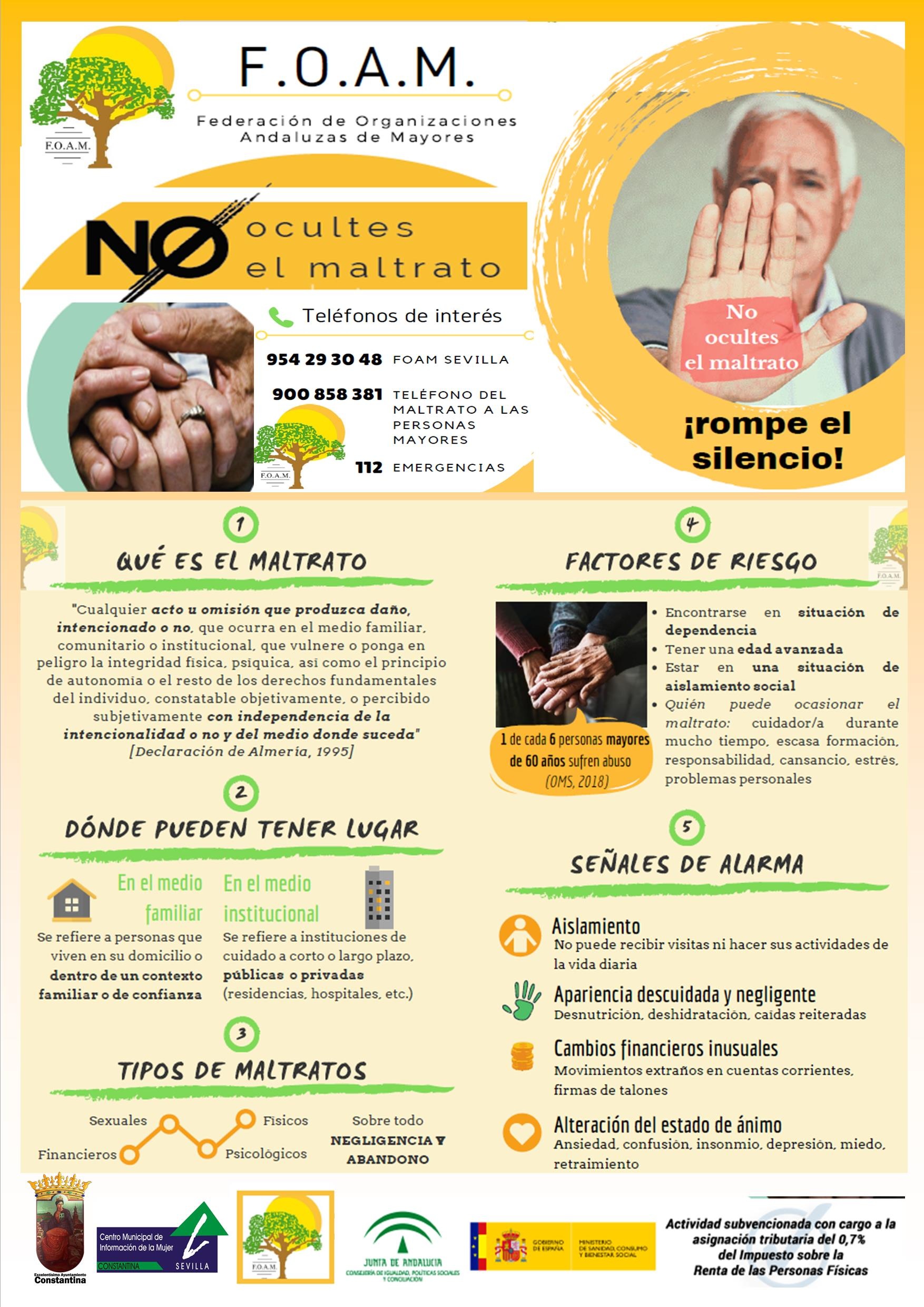 Info maltrato personas Mayores