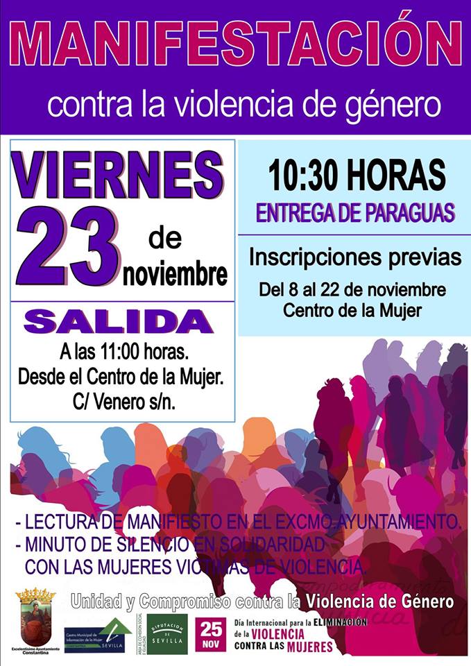 Manifestación violencia 2018