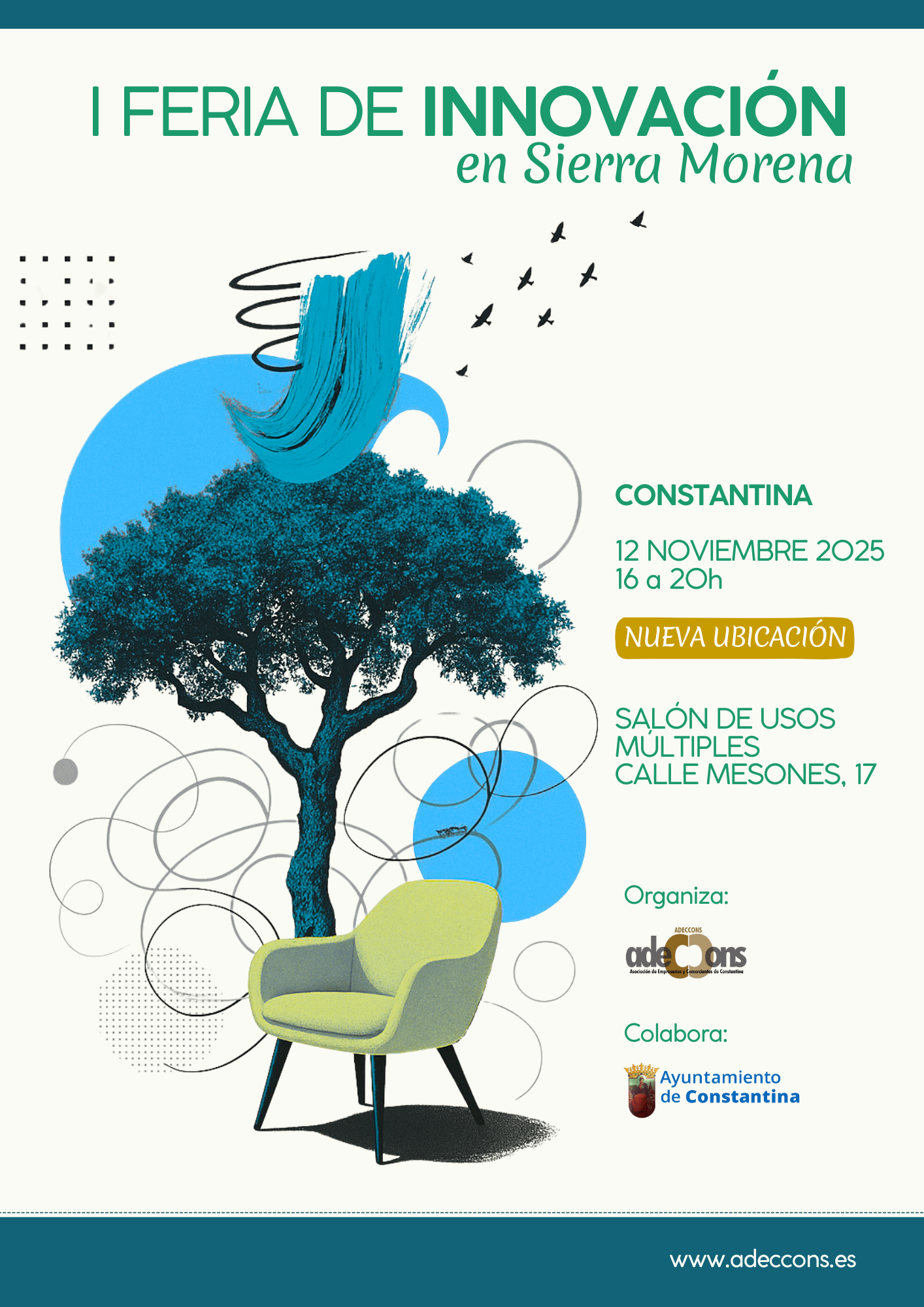 NUEVA UBICACIÓN .- CARTEL