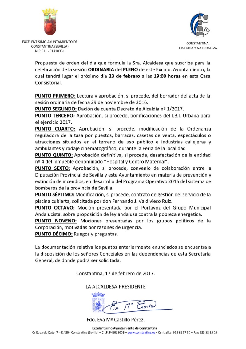 PLENO 23 FEBRERO 2017