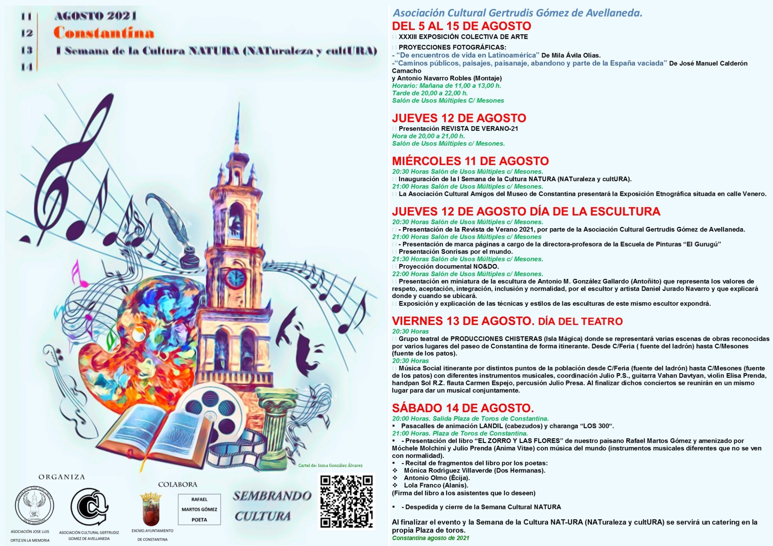 Semana Cultural NATURA Constantina 2021