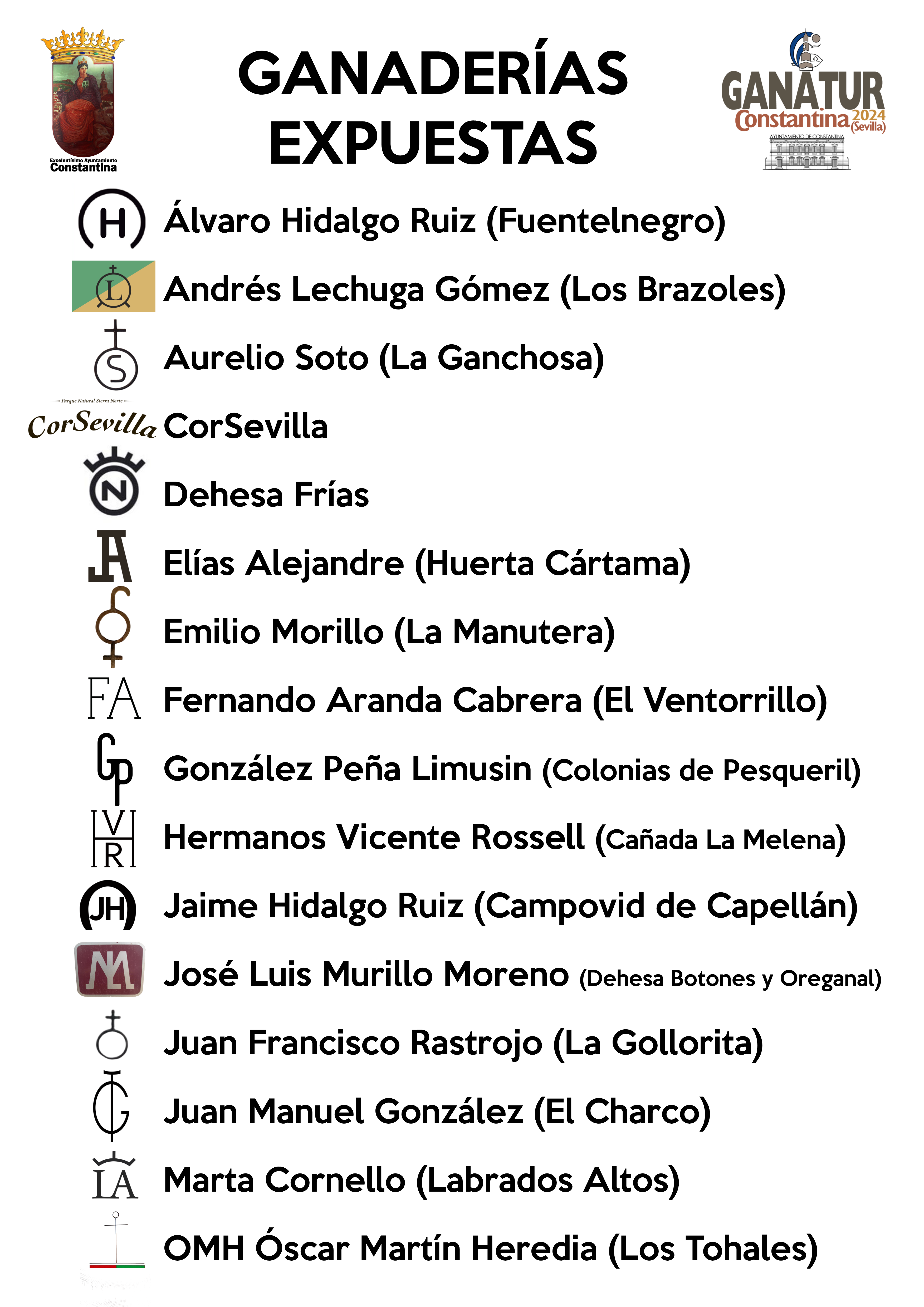 TODAS LAS GANADERIAS EXPUESTAS