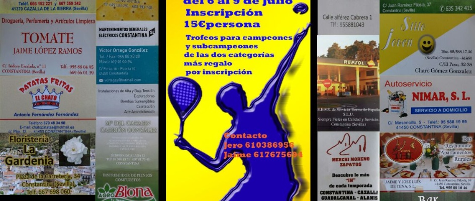Torneo de Pádel Verano Constantina 2017