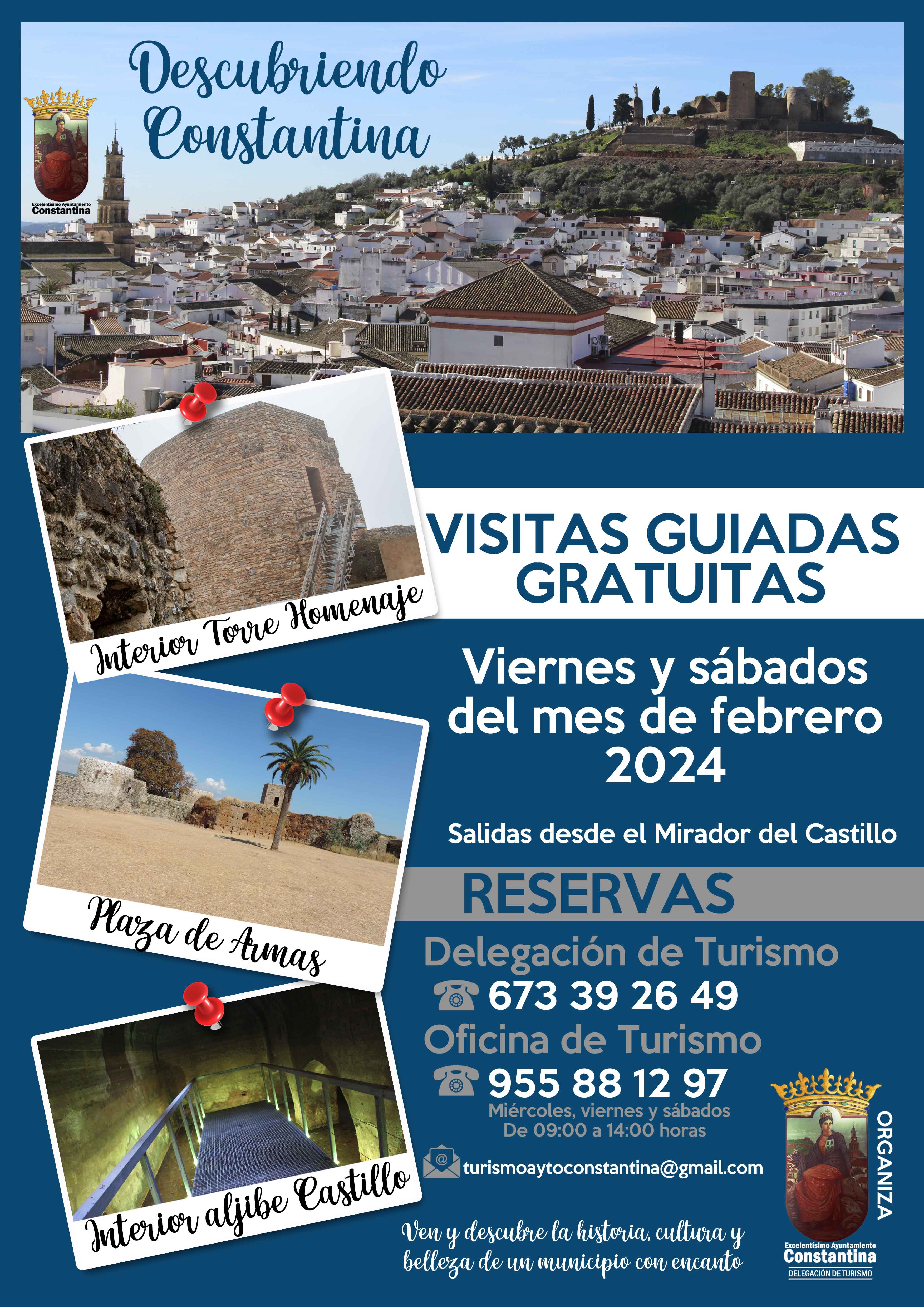 Visitas guiadas gratuitas Constanitna delegación turismo