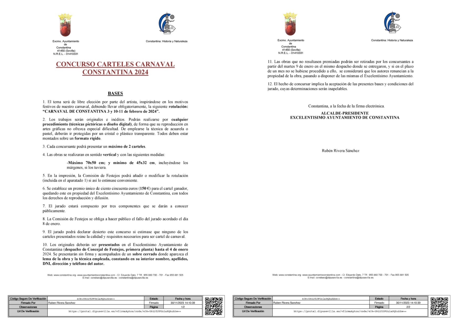 bases cartel carnaval constantina 2024