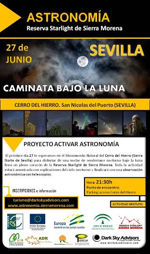 caminata bajo la luna