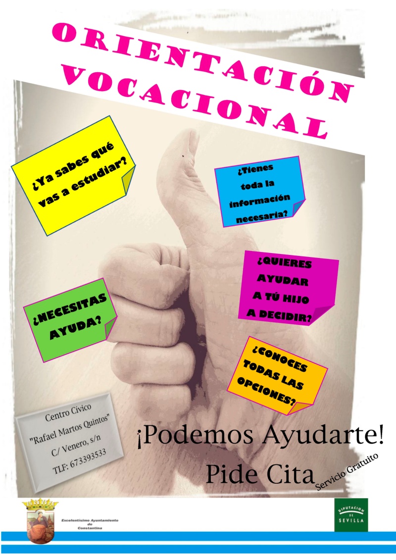 cartel Orientación Vocacional Constantina 2018