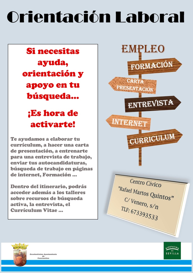 cartel orientación laboral Constantina 2018