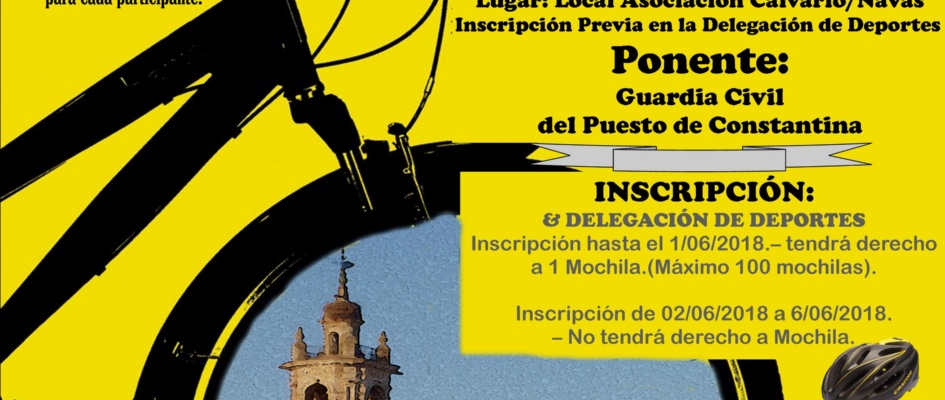 cartel paseo en bici 10 de junio