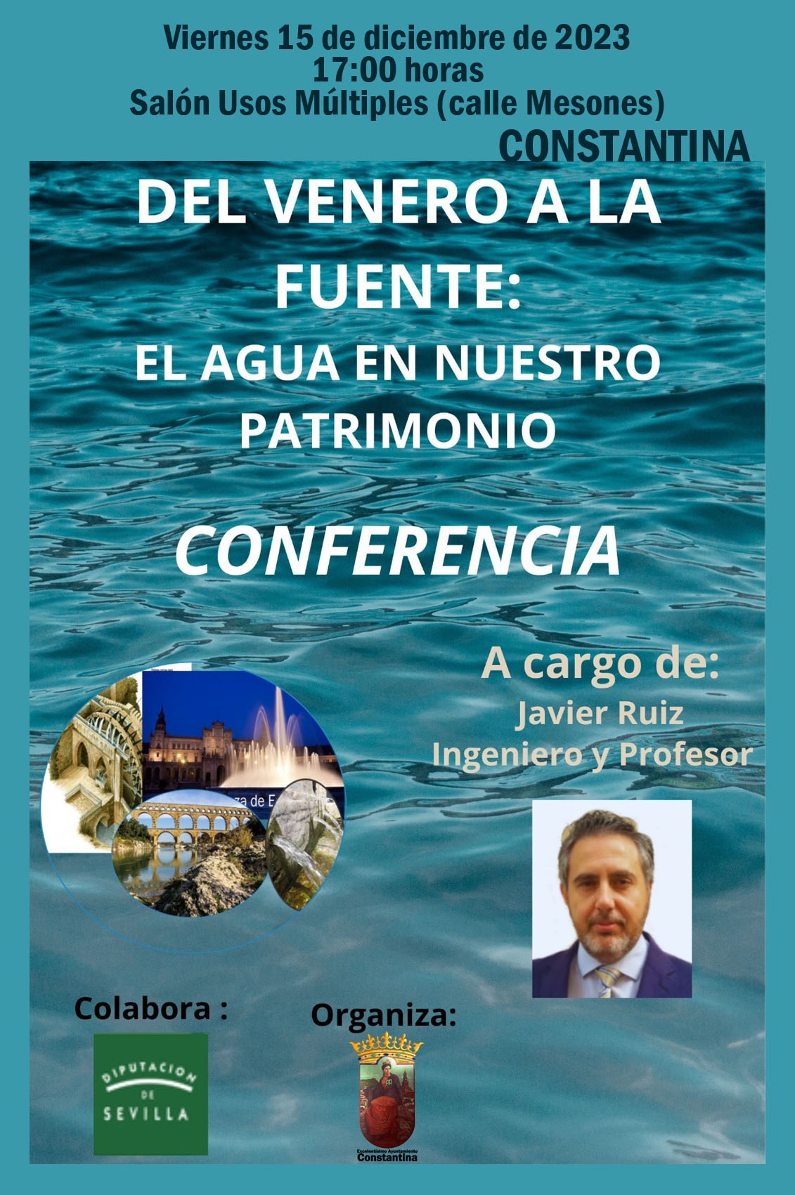conferencia agua en nuestro patrimonio constantina