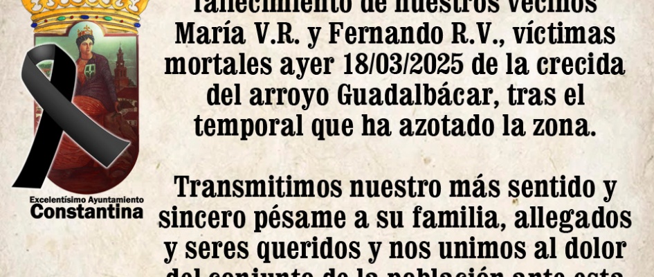 pésame constantina