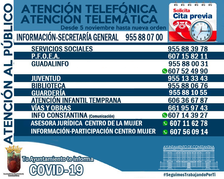 telefonos ayto Constantina