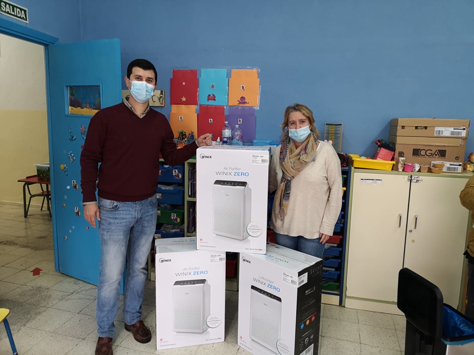 purificadores centros escolares constantina