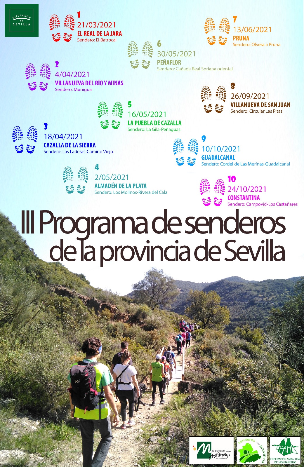 programa de senderos provincia diputacion de Sevilla_Constantina