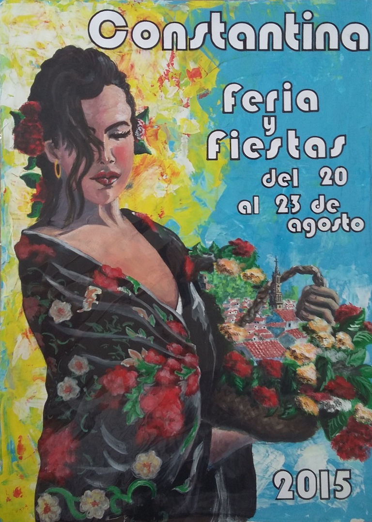 1 Accesit Concurso Cartel de Feria y Fiestas Constantina 2015