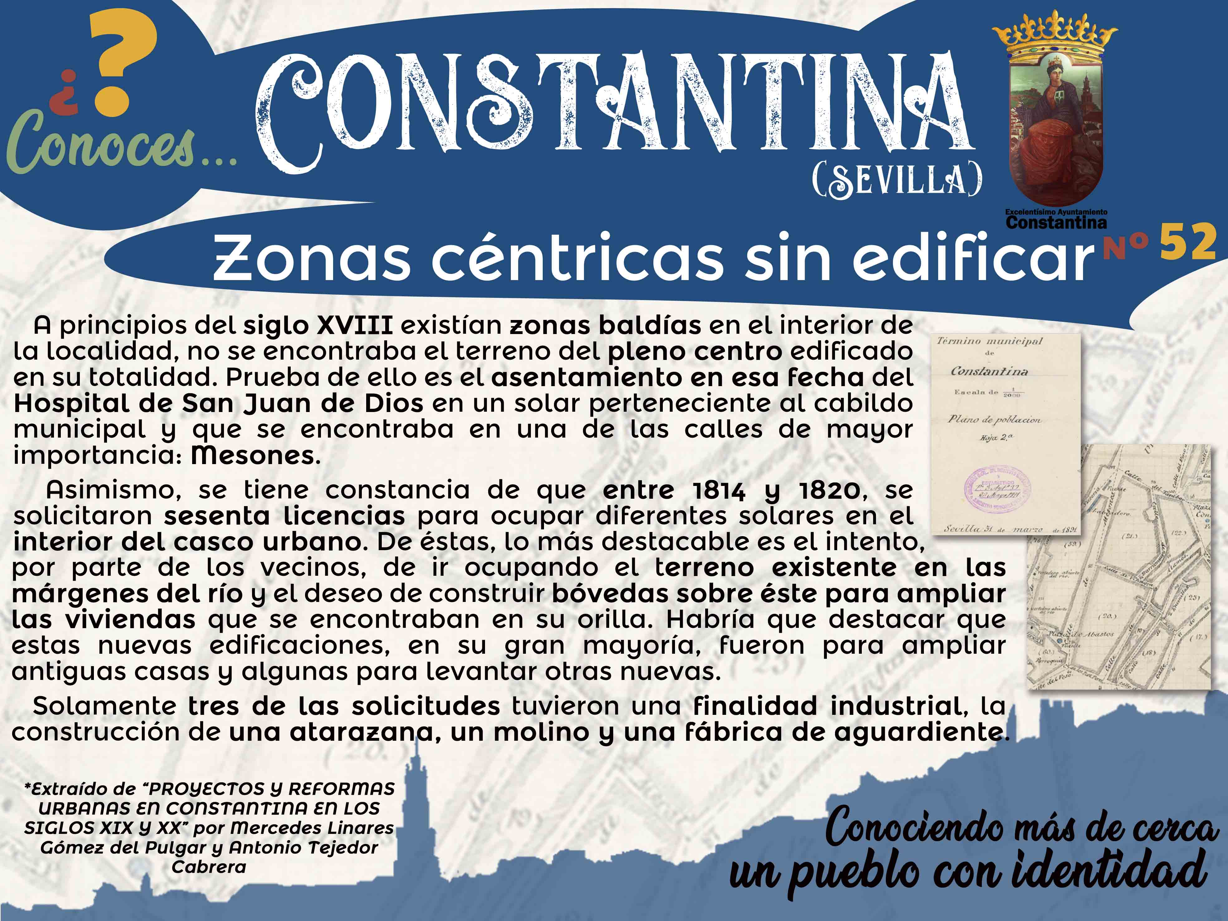 52 Zonas céntricas sin edificar sXVIII_XIX Constantina