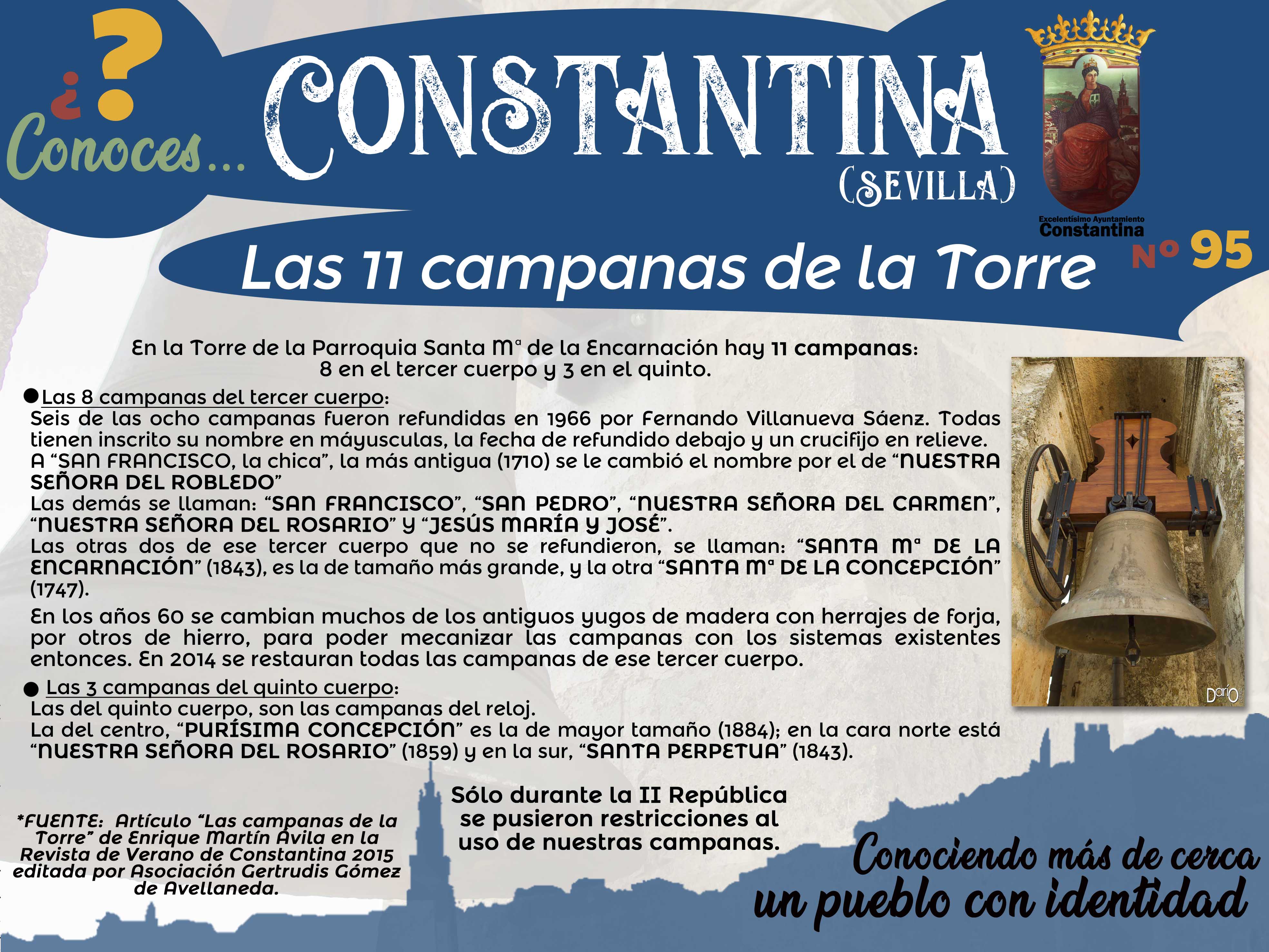 95 Las 11 campanas de la Torre Constantina