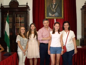 Acogida Bielorrusos 2013 recibimiento Alcalde_4