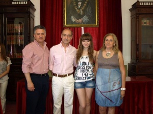 Acogida Bielorrusos 2013 recibimiento Alcalde_6