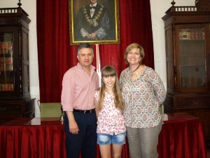 Acogida Bielorrusos 2013 recibimiento Alcalde_9a