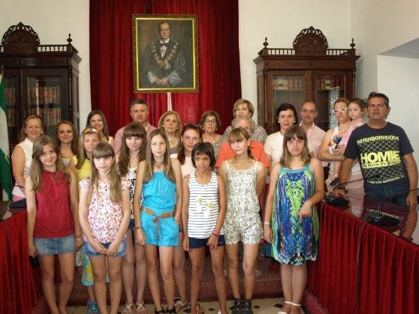 Acogida Bielorrusos 2013 recibimiento Alcalde_9b