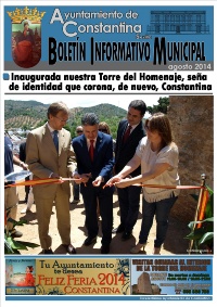 Boletín Municipal Constantina Agosto 2014 PORTADA