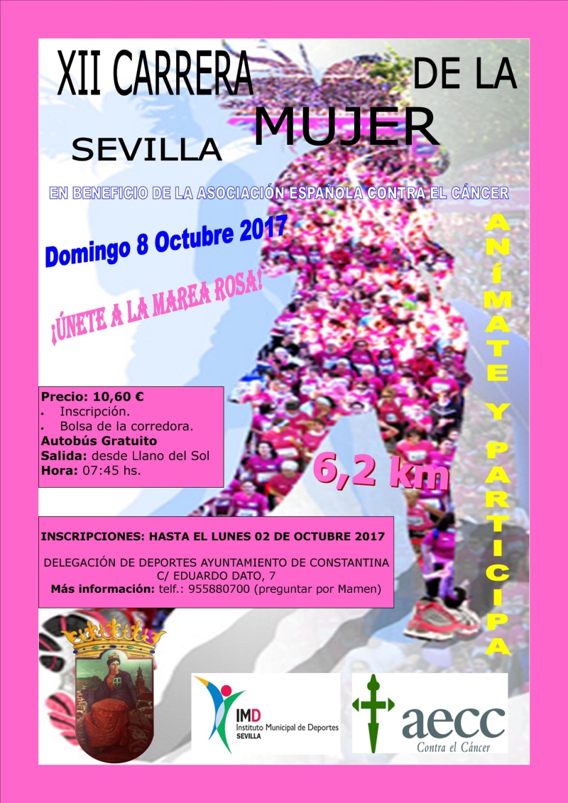 CARTEL CARRERA DE LA MUJER SEVILLA 2017