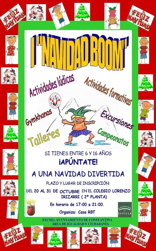 CARTEL I NAVIDAD BOOM Constantina 2014