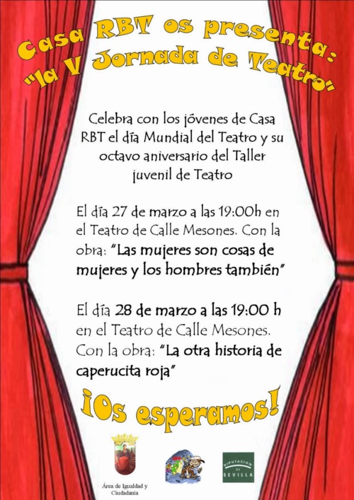 CARTEL V JORNADA DE TEATRO 2014