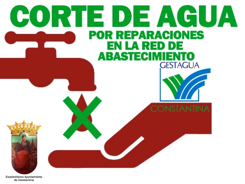 CORTE AGUA CONSTANTINA