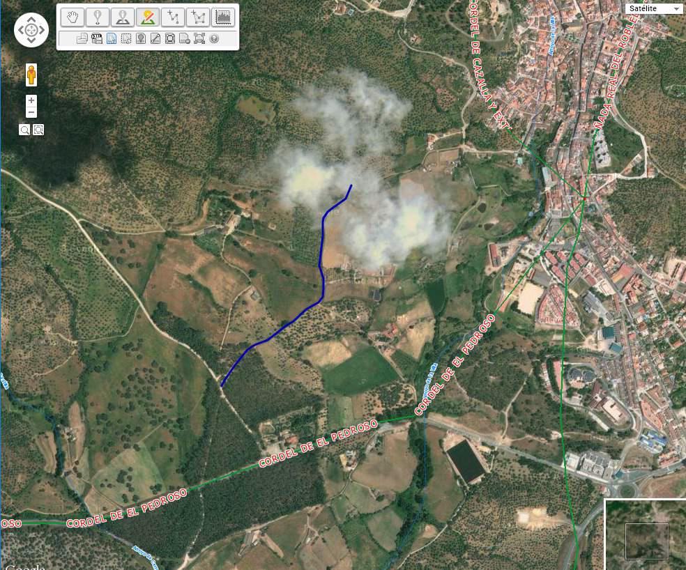 Camino Jurdana Constantina Foto aérea