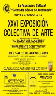 Cartel Exposición de Pintura 2013