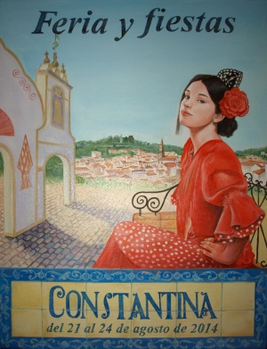 Cartel Feria y Fiestas Constantina 2014