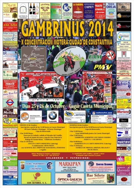 Concentración Moetra Constantina gambrinus 2014