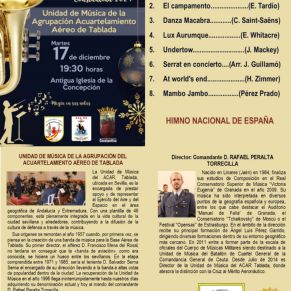 Concierto Navidad Tablada Constantina 2024 PROGRAMA DE MANO