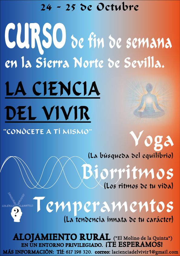 Curso de Yoga, Biorritmos y Temperamentos en Constantina