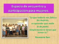 Espacio de encuentro y participación para mujeres