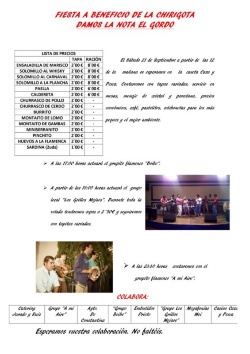 Fiesta beneficio Damos la Nota