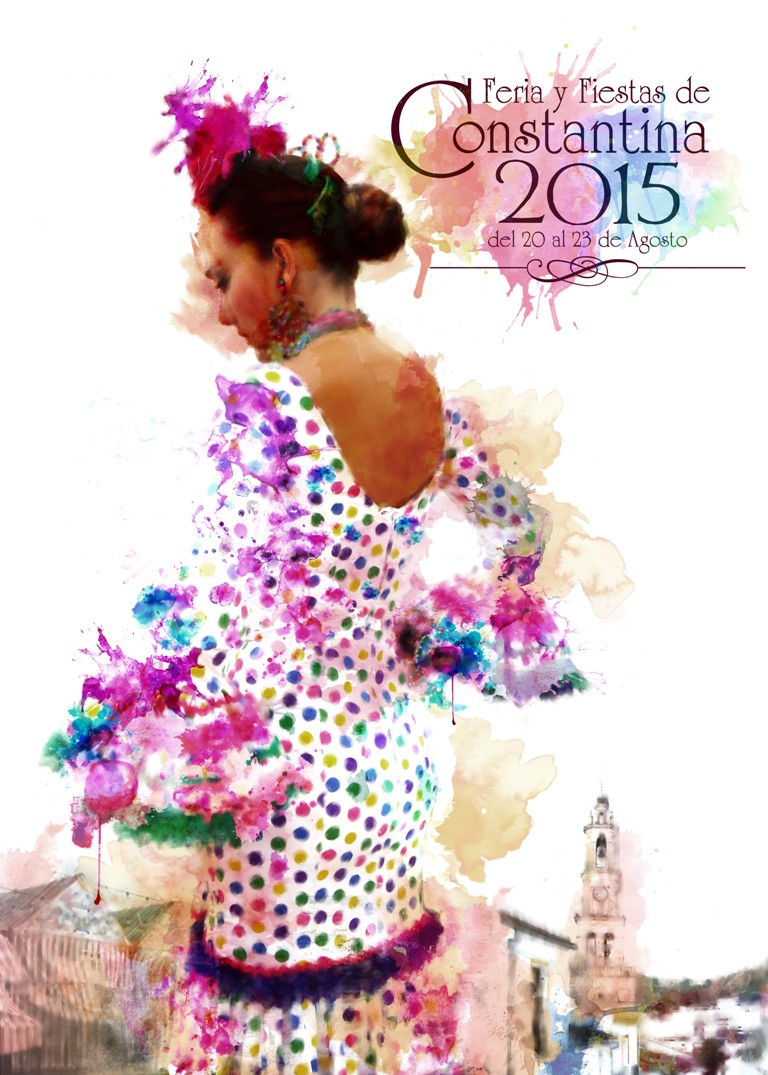 Ganador Concurso Cartel de Feria y Fiestas Constantina 2015